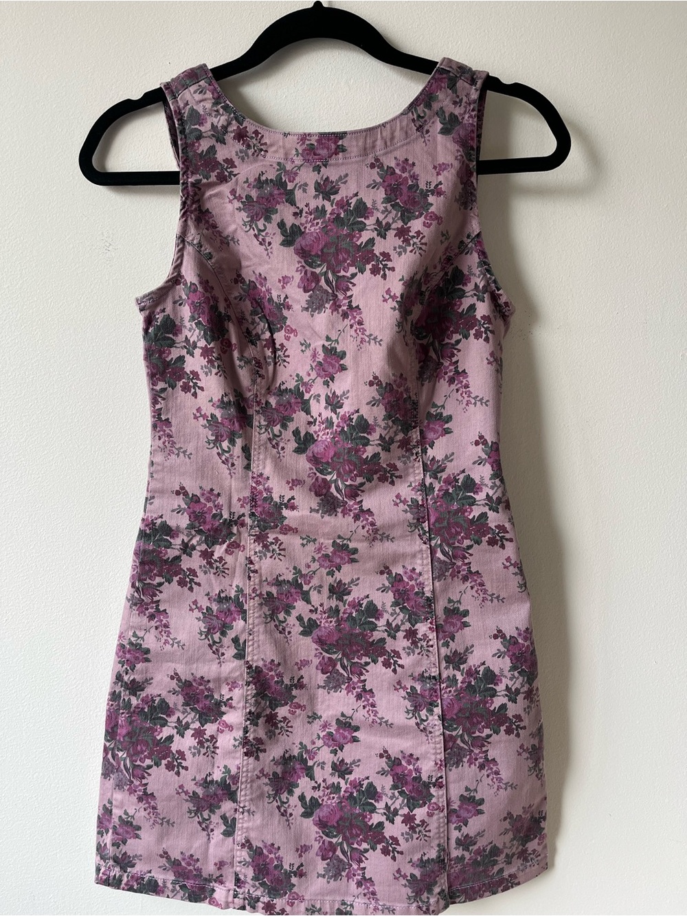 GAP Pink and Purple Floral Mini Dress